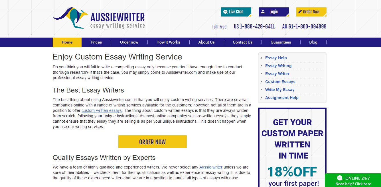 Australian essay writing service