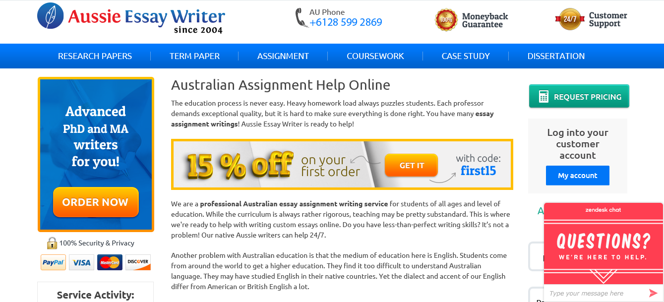 aussie essay writer review